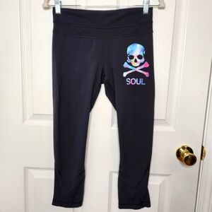 Lululemon x Soul Cycle Black Wunder Under Leggings Size 6